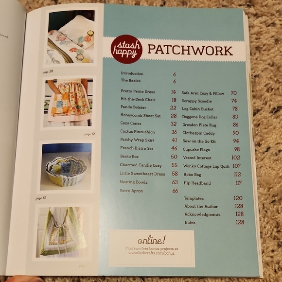 Patchwork Book - Green and Orange - Picture 7 of 7